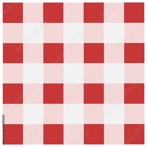 Red checkered tablecloths pattern