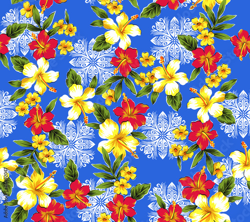 ハイビスカスのパターン