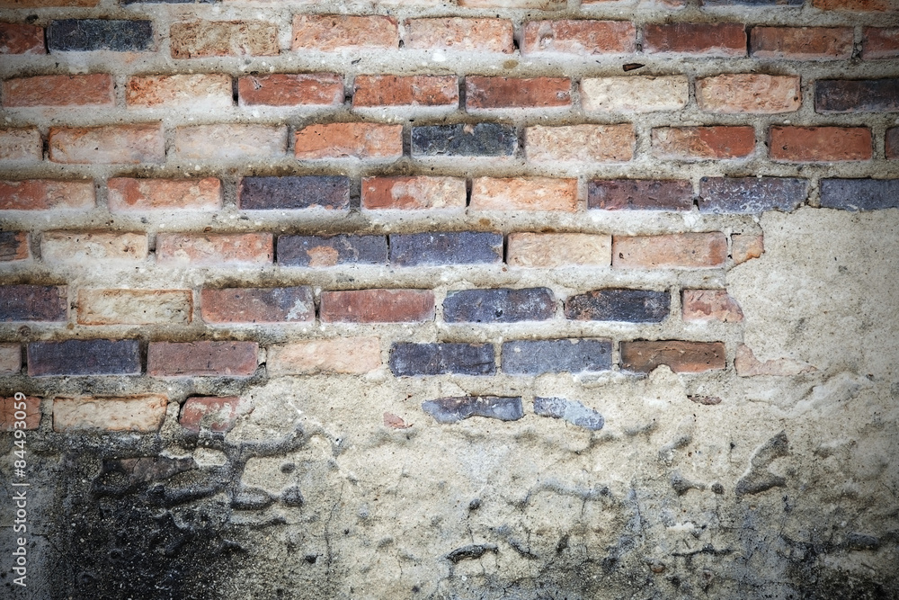 Fototapeta premium Old brick wall for background or texture