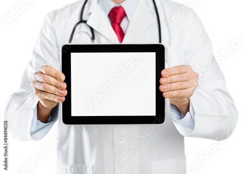 Doctor, tablet, health.