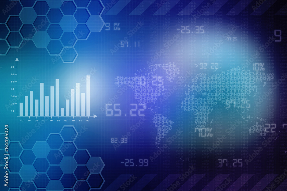 Obraz premium Digital Abstract business background
