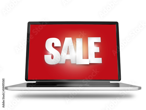Bold Sale Font red laptop s...
