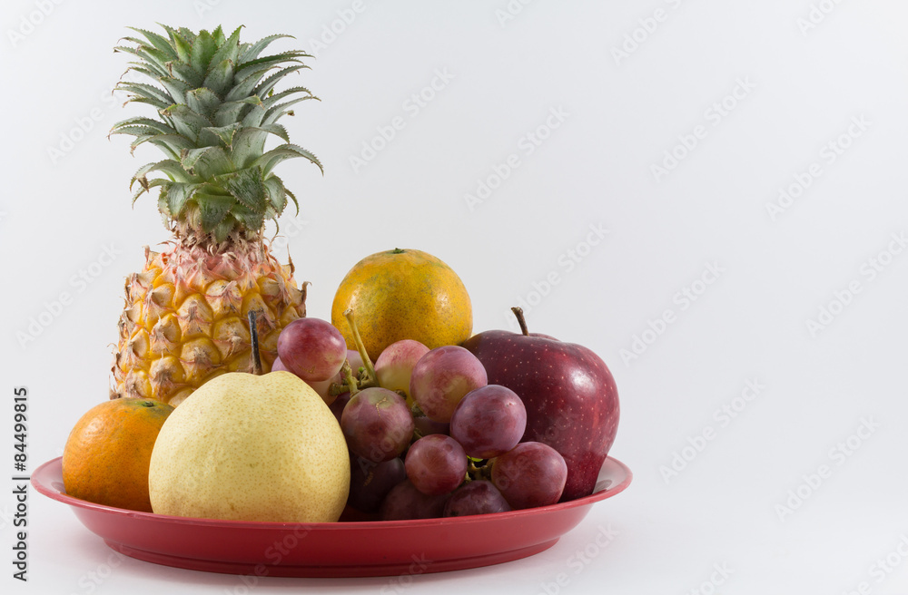 Mixe Fruit including pineapple,grape,orange,apple and century pe Mixe Fruit including pineapple,grape,orange,apple and century pe