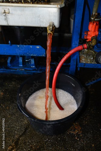 Apfelsaft herstellung - frisch gepresst - keltern - mosten photo