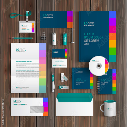 Stationery template design