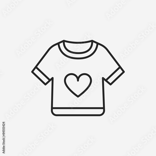 baby clothes line icon