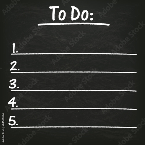 Blackboard To Do List
