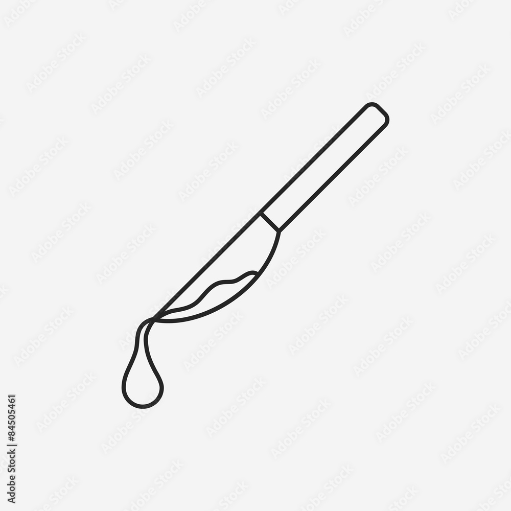 Scalpel line icon Scalpel line icon