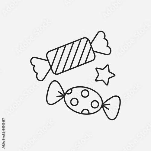 candy line icon