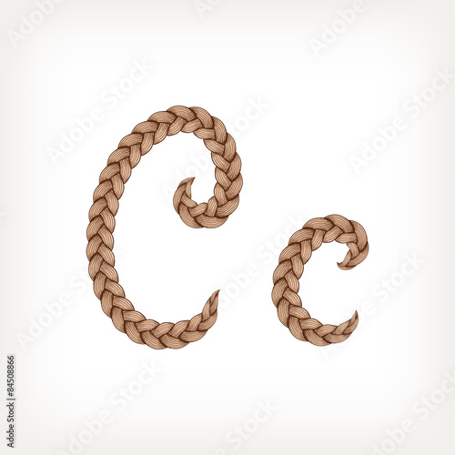 Braids hair font