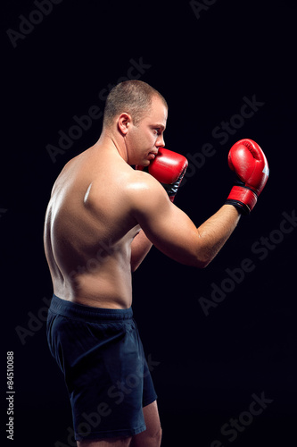 Young Boxer boxing  © master1305