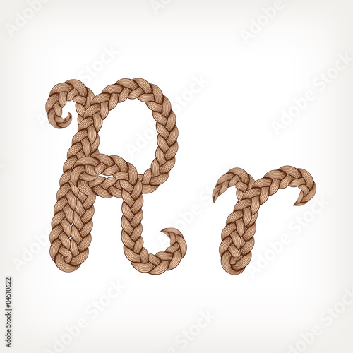 Braids hair font