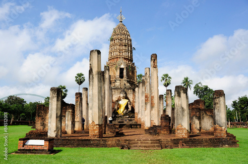 Ruins of assembly hall of Ancient Thai Temple