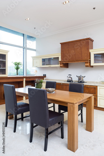 Modern kitchen interior and furniture © zhu difeng
