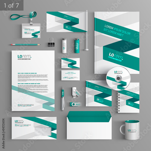 Stationery template design