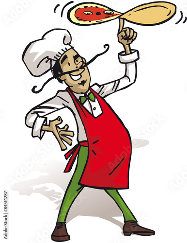 Pizzaïolo jongleur