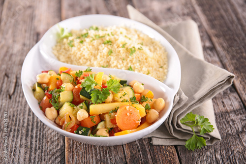 couscous and vegetables