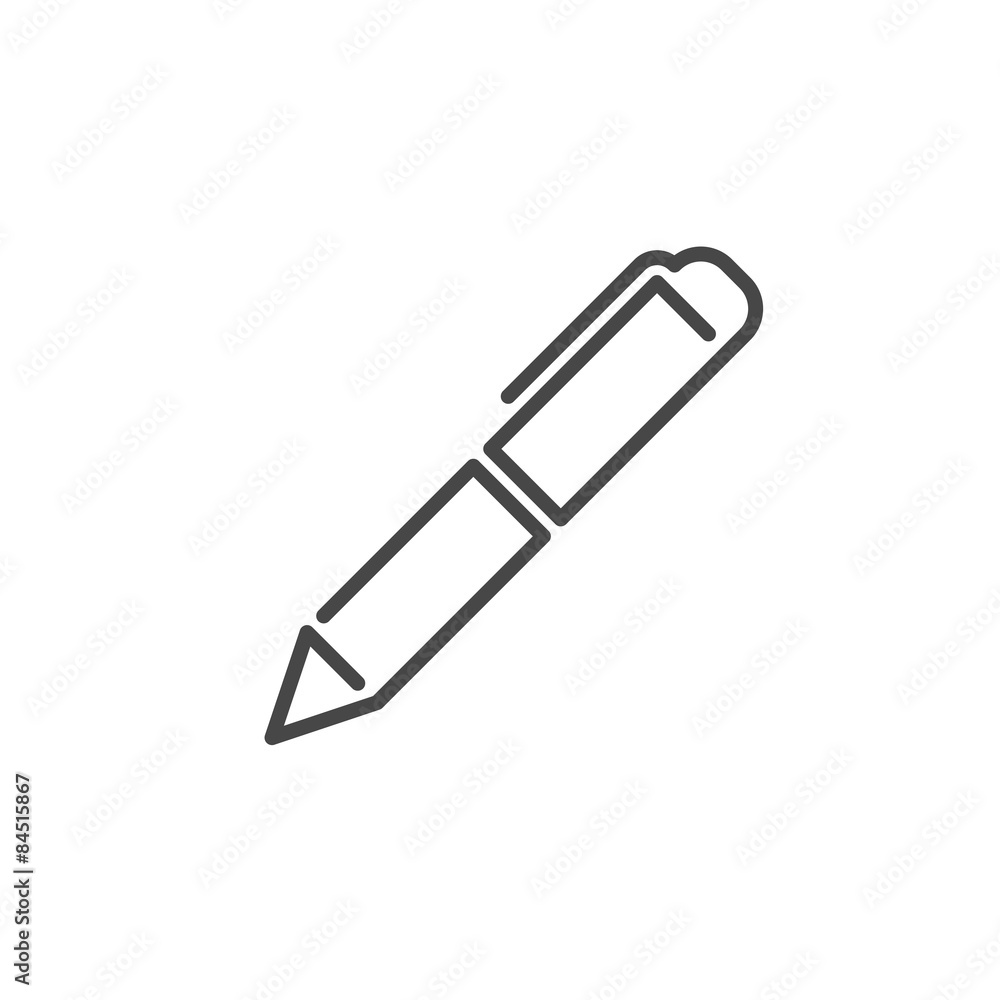 Fototapeta premium Thin lines web icon