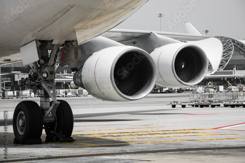 airplane turbine detail