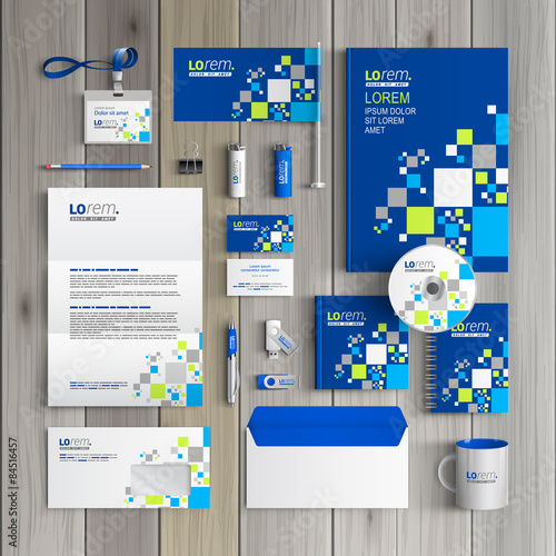 Stationery template design