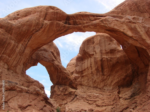 Double arches with view to the sky