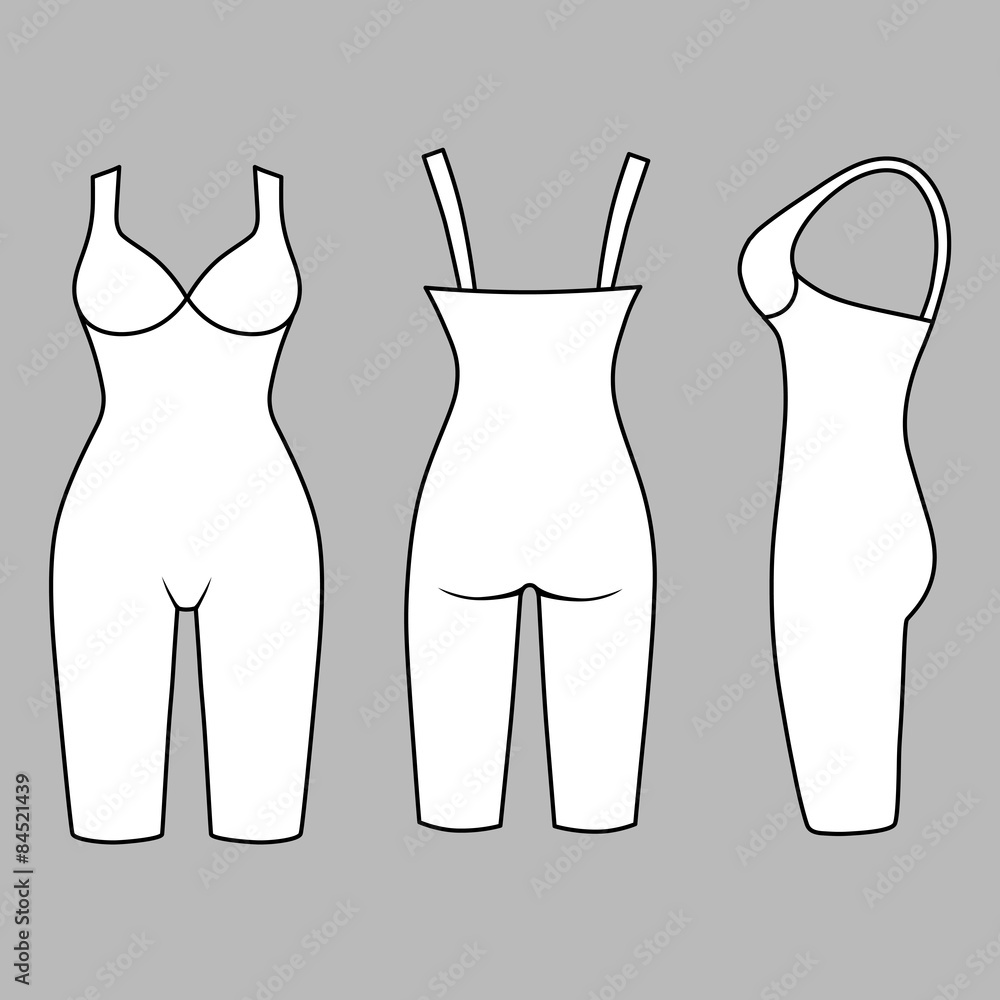 Woman outlined slimming underwear Woman outlined slimming underwear