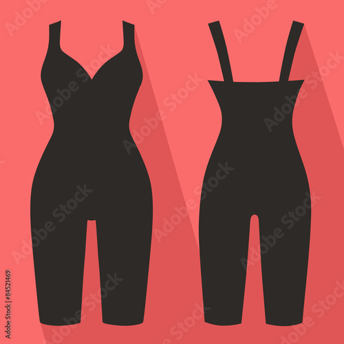 Woman silhouette slimming underwear