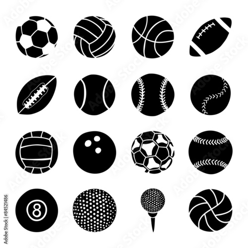 set of sports balls