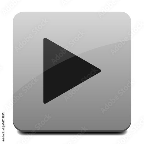 Grauer Play Button