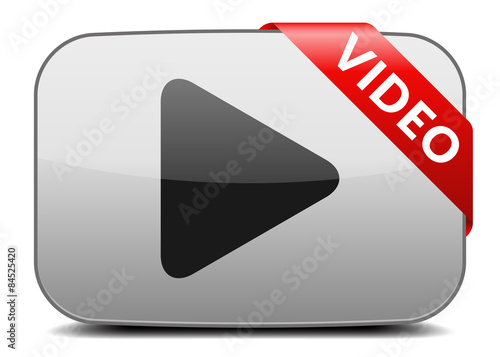Grauer Play Button