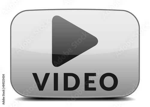 Grauer Play Button