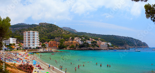 Beautiful beach with pure blue water. Majorca, Spain. © Yevgen Belich