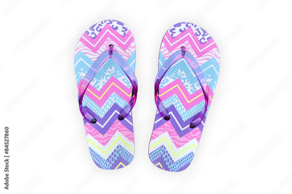 Flip flop sandals isolated