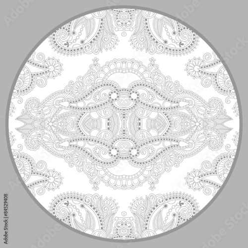 coloring book page for adults - zendala, joy to older children a