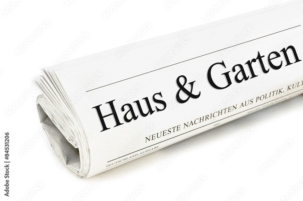 Obraz premium Haus und Garten