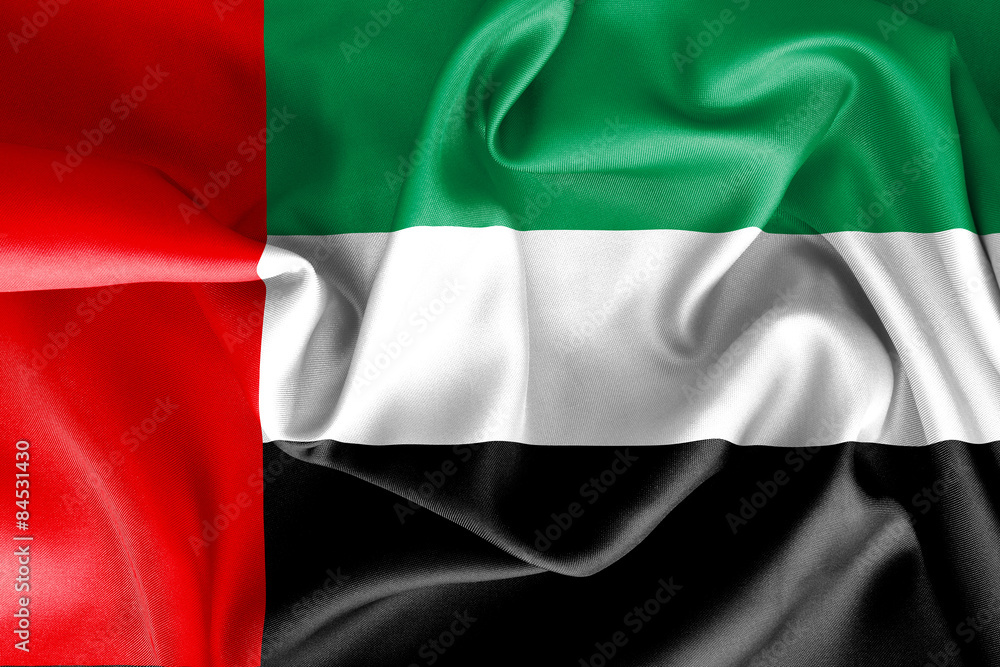 Fototapeta premium United Arab Emirates Flag