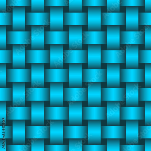 Interlacing seamless pattern. Editable vector Eps 10