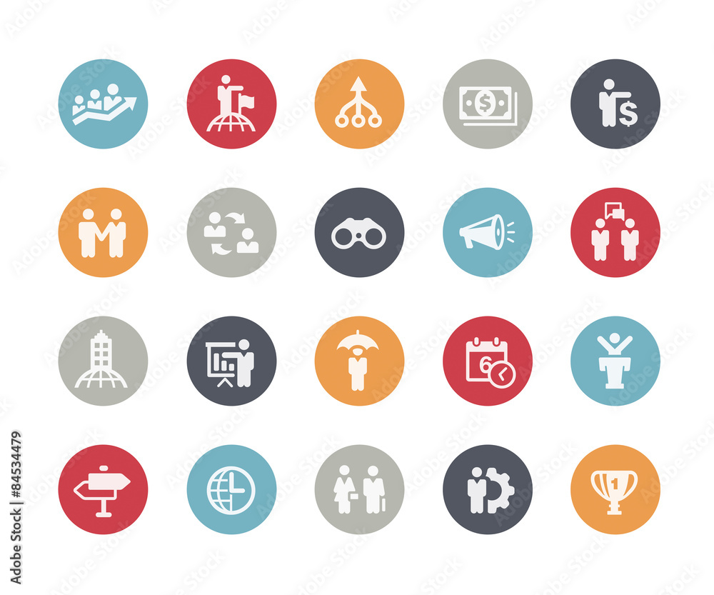 Business Concepts Icon Set -- Classics Series Business Concepts Icon Set -- Classics Series