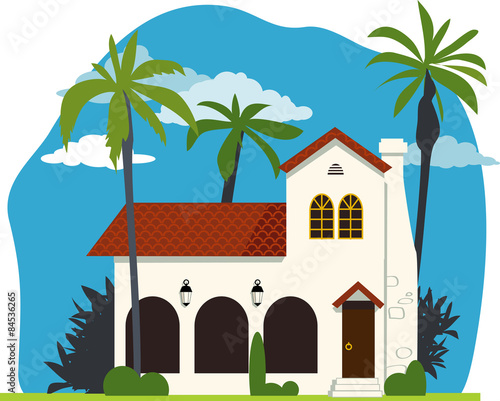 Spanish colonial house