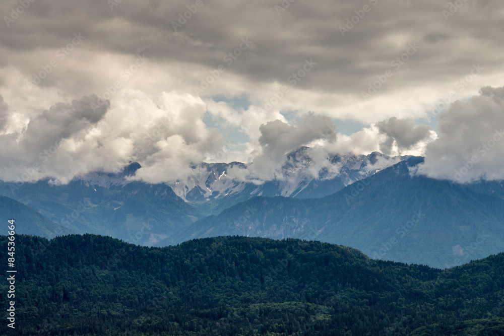 Fototapeta premium Turracher Höhe, Kärnten, Österreich