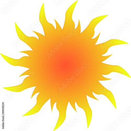 A shining sun