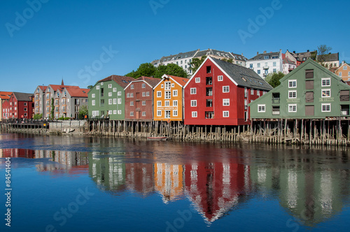 Photos trondheim old town  view