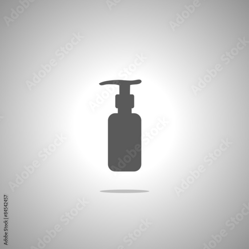 gel foam or liquid pump plastic bottle
