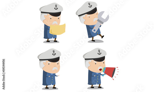 Captain Ship Mascot 3