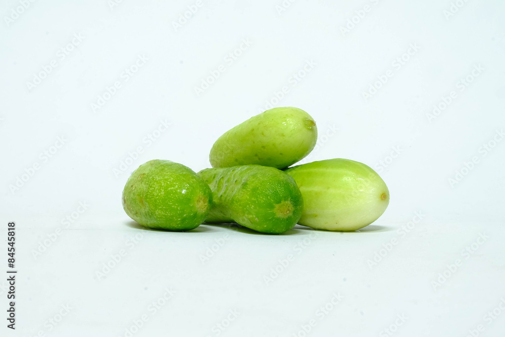 cucumber on white background cucumber on white background