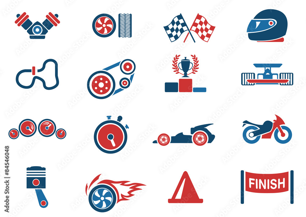 Racing icons Racing icons