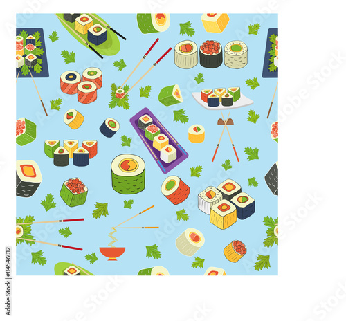 sushi pattern