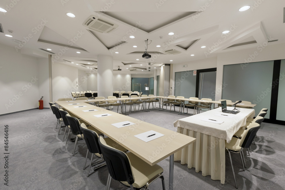 Modern conference room interior Modern conference room interior