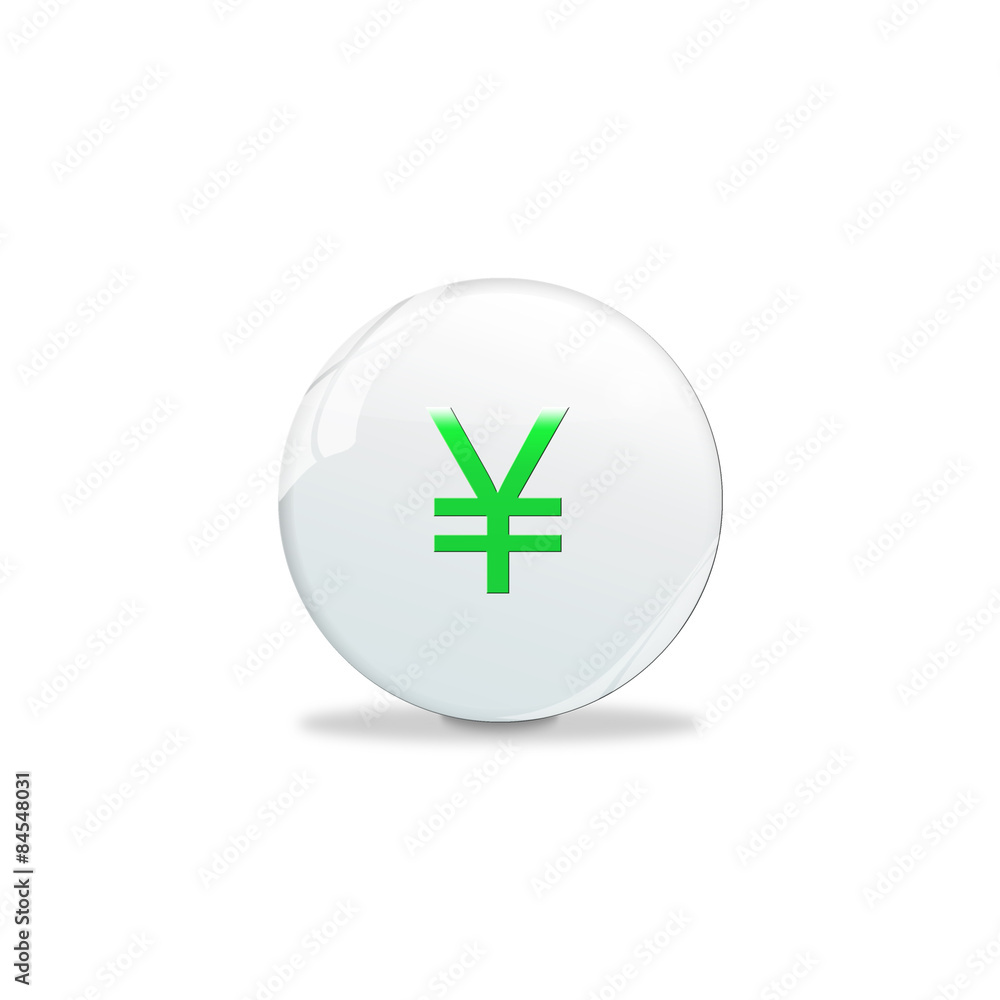 Obraz premium Kugel Glänzend - Yen