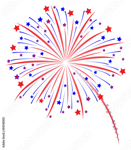 Fireworks celebration vector illustration